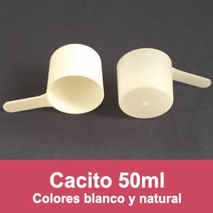 cacito 50ml blanco natural